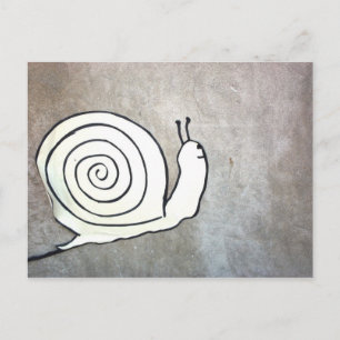Happy Snail Postcard