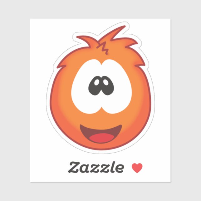 Happy Sneezies Orange Sticker (Sheet)