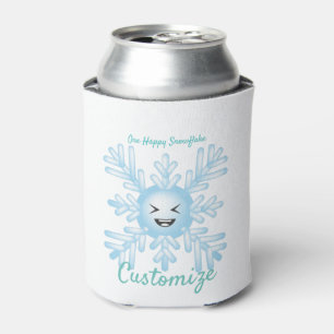Happy Snowflake Emoticon Thunder_Cove  Can Cooler