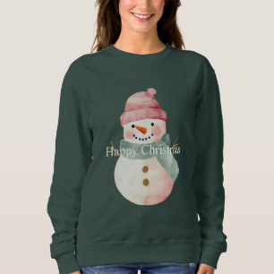 Happy Snowman Christmas Sweatshirt