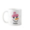 Happy Snowman (Girl) and Snowflakes - Personalized