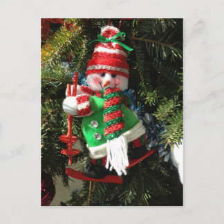 Happy Snowman postcard