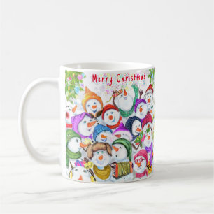 Happy Snowmans Christmas Coffee Mug