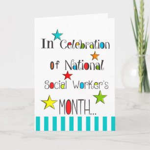Happy Social Worker's Month Appreciation Card