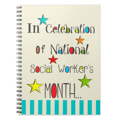 Happy Social Workers Month Appreciation Notebook
