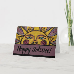 Happy Solstice Greeting Card