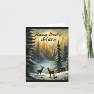 Happy Solstice & Heathens Greetings Card