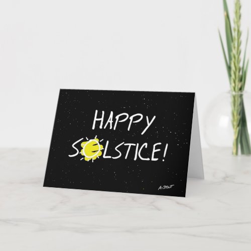 Happy Solstice Holiday Card