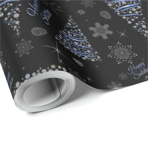 Happy Solstice Wrapping Paper
