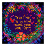 ”Happy Soul” Inspirivity Poster ”Happy Soul” Inspirivity Poster
