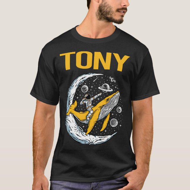 Happy Space - Tony Name T-Shirt (Front)