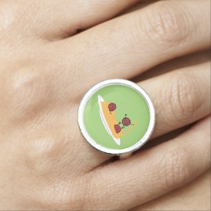 Happy Spaghetti and Meatballs Ring