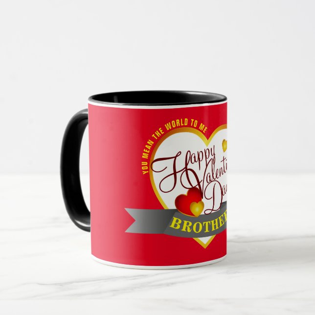 Happy (Special Day) -  BROTHER / Name Mug (Front Left)