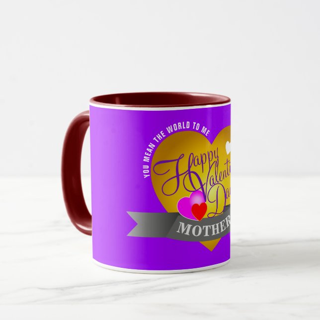 Happy (Special Day) - MOTHER / Name Mug (Front Left)