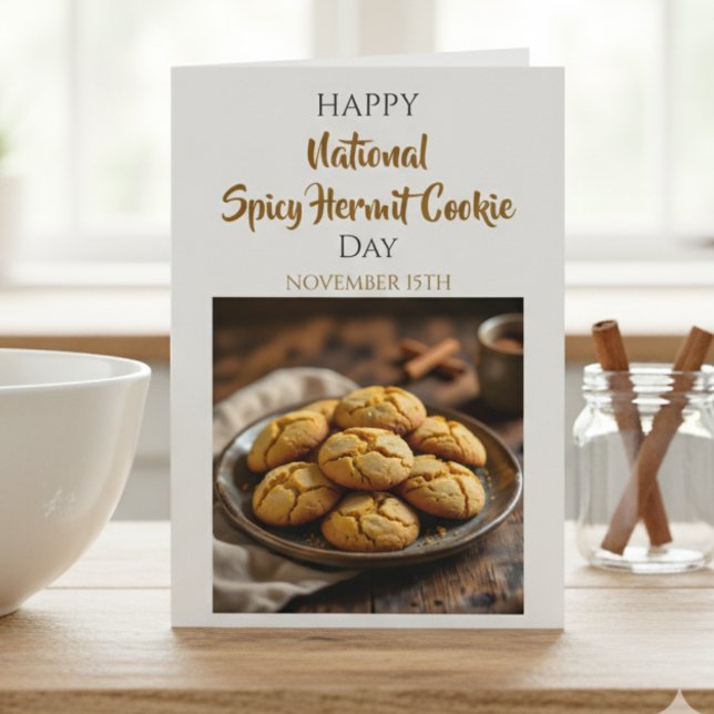 Happy Spicy Hermit Cookie Day | Nov 15th Card (Creator Uploaded)