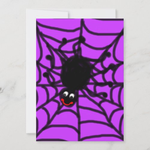 Happy Spider Invitation