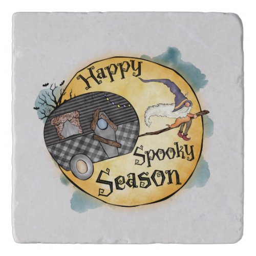 Happy Spooky Season  Halloween Camping Trivet