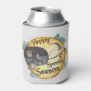 Happy Spooky Season Witch Camper Van Can Cooler