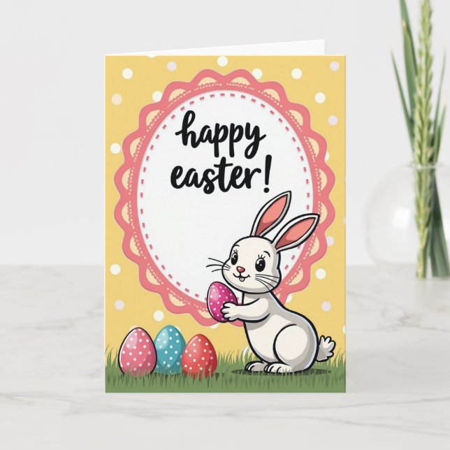 Happy Spring Animal Art Card (Front)