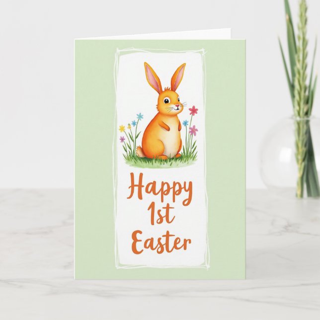 Happy Spring Animal Card (Front)