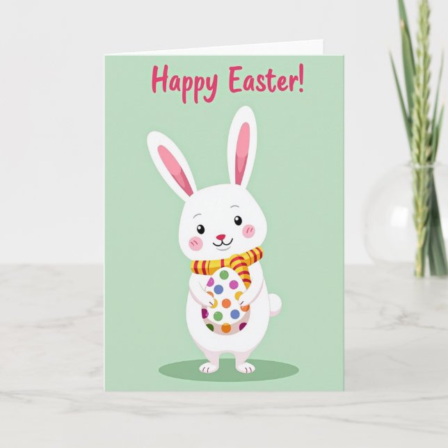 Happy Spring Animal Greeting Card (Front)