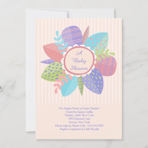 Happy Spring Baby Shower Invitation