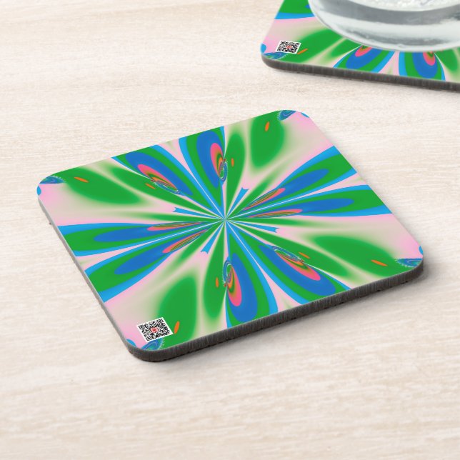 Happy Spring Beverage Coaster (Left Side)