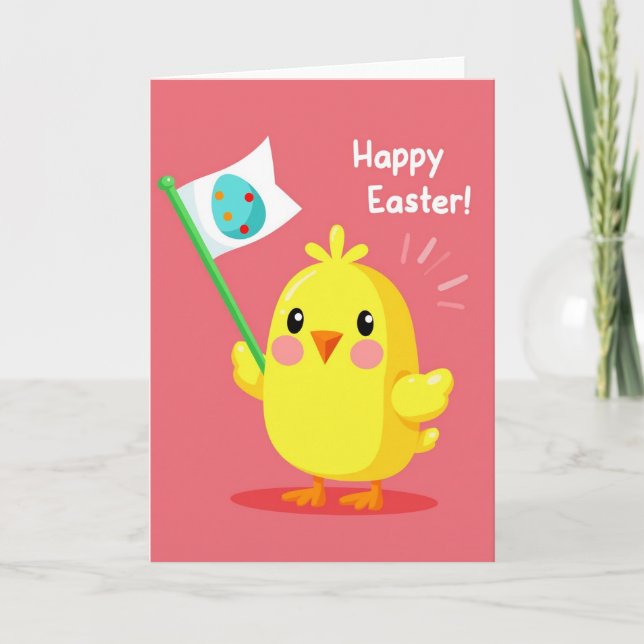 Happy Spring Bird Greeting Card (Front)