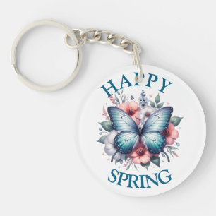 Happy Spring Butterfly-96282 Keychain