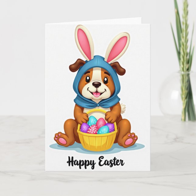 Happy Spring Canine Friend Card (Front)