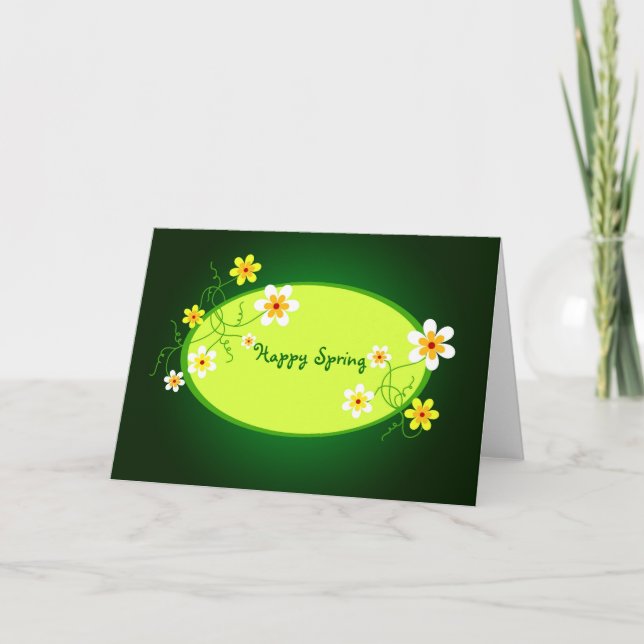 Happy Spring - Card (Front)