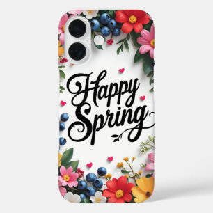 Happy Spring iPhone 16 Case