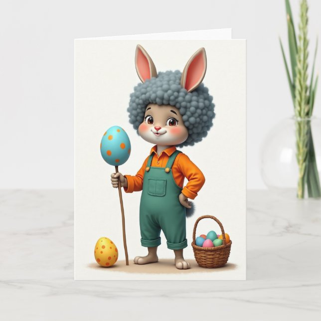 Happy Spring Character Card (Front)