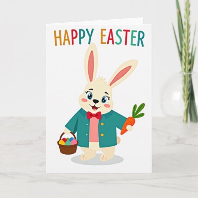 Happy Spring Creature Holiday Card (Front)