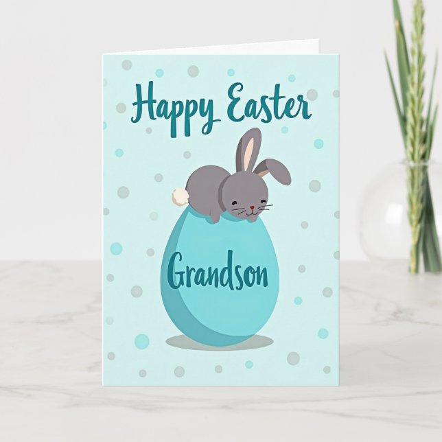 Happy Spring Cute Creature Card (Front)