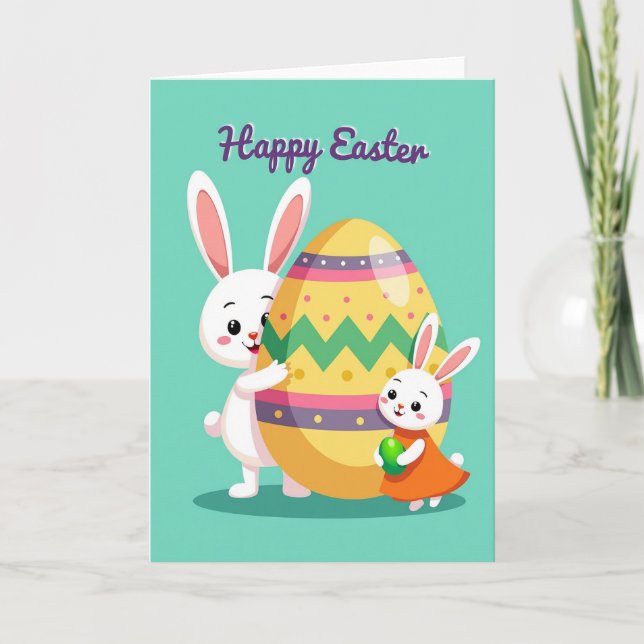 Happy Spring Egg Card (Front)