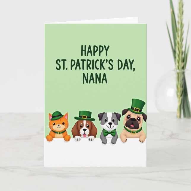 Happy Spring Family Card (Front)