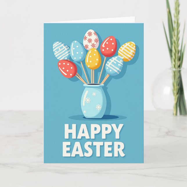 Happy Spring Festival Egg Card (Front)