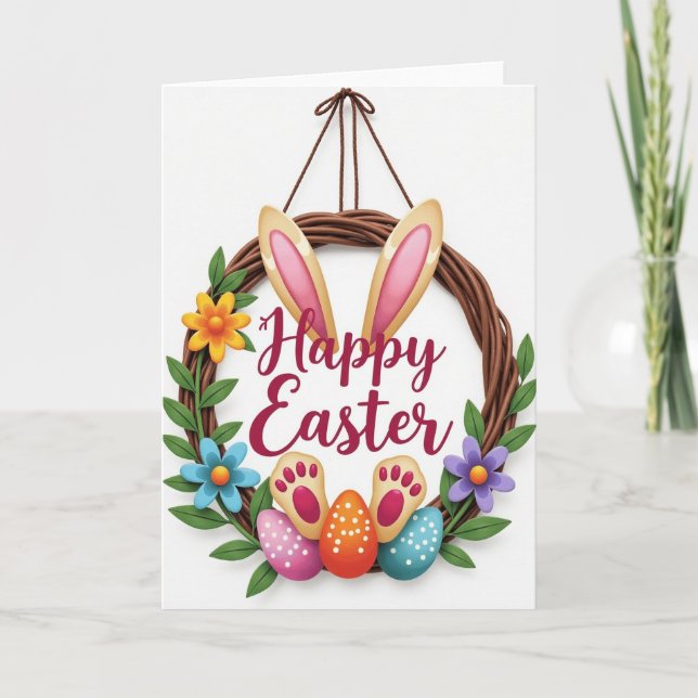 Happy Spring Festive Season Card (Front)