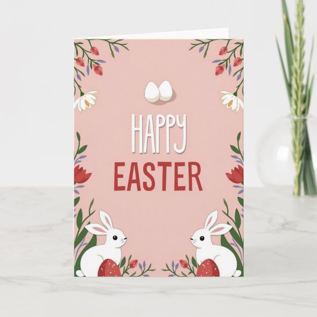 Happy Spring Festivity Card (Front)