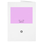 Happy Spring, Flower Floral Lilac Easter Pretty Cards (Back)