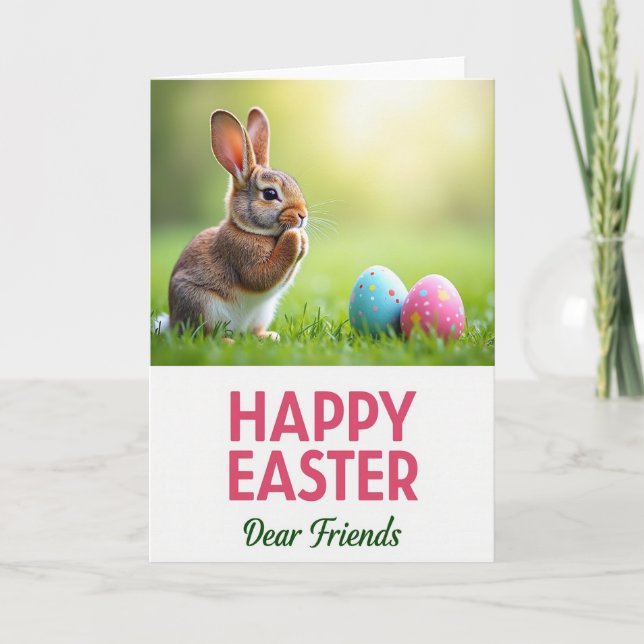 Happy Spring Friends Easter Card (Front)