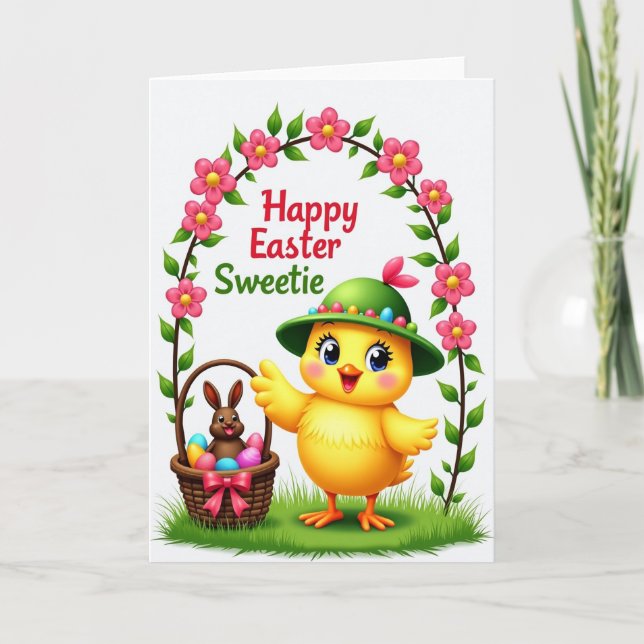 Happy Spring Hatchling Friend Card (Front)