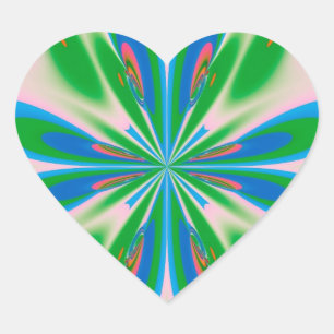 Happy Spring Heart Sticker