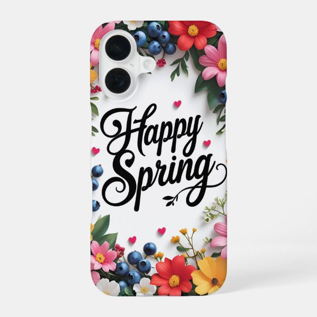 Happy Spring  Iphone Case (Back)