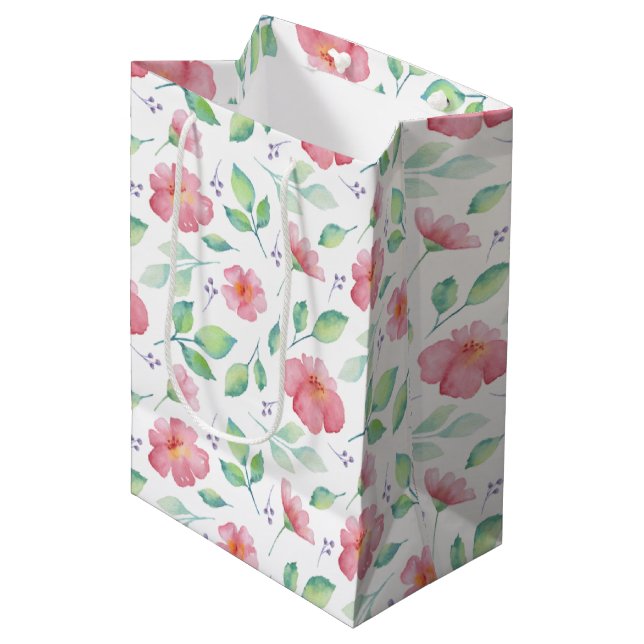 Happy Spring Medium Gift Bag (Front Angled)