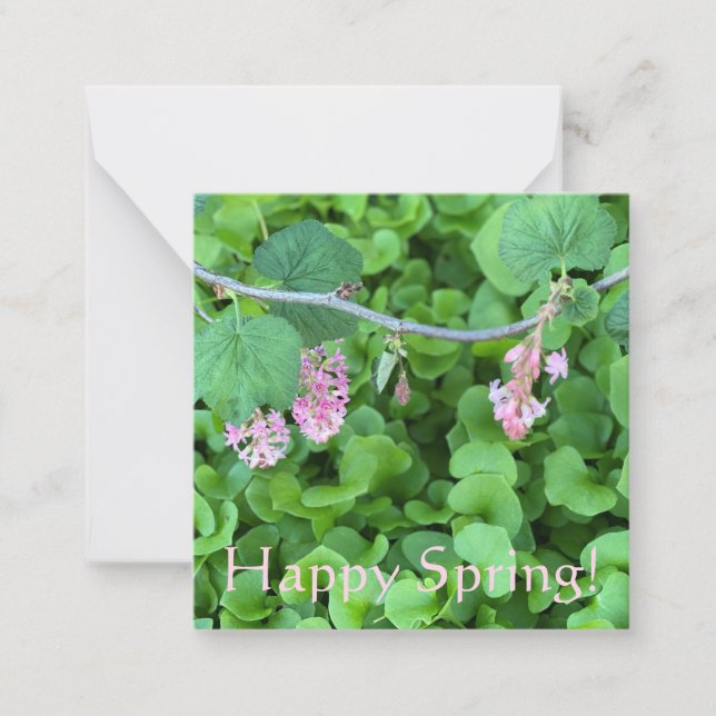 Happy Spring! Note Card (Front)