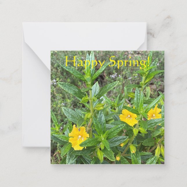 Happy Spring! Note Card (Front)