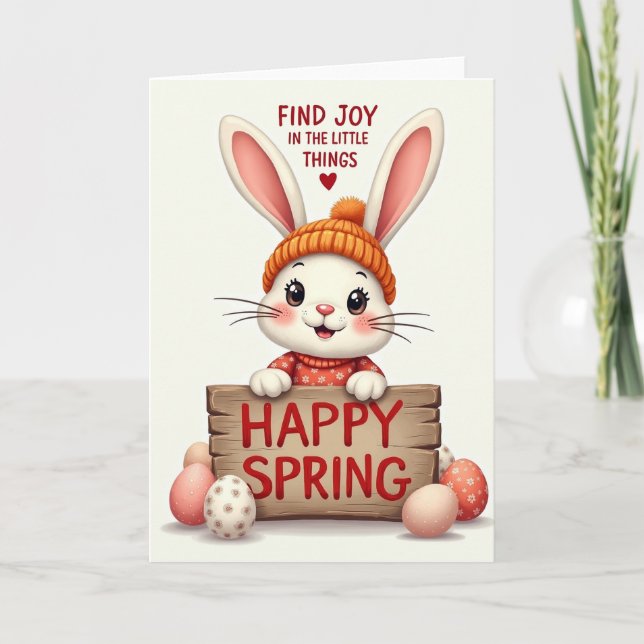 Happy Spring Pattern Card (Front)