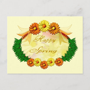 Happy Spring Postcard
